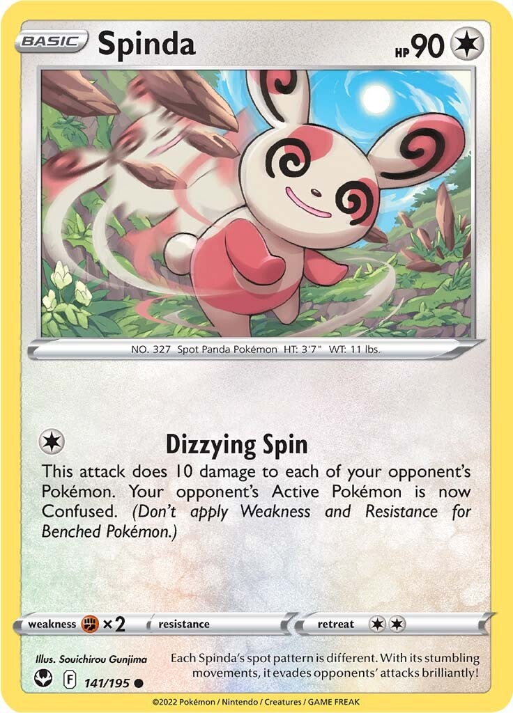 Spinda (141/195) [Sword & Shield: Silver Tempest] | Galactic Gamez