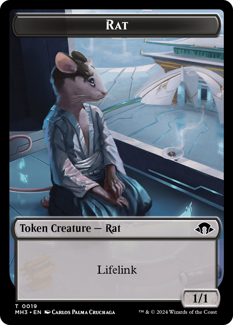 Rat // Energy Reserve Double-Sided Token [Modern Horizons 3 Tokens] | Galactic Gamez