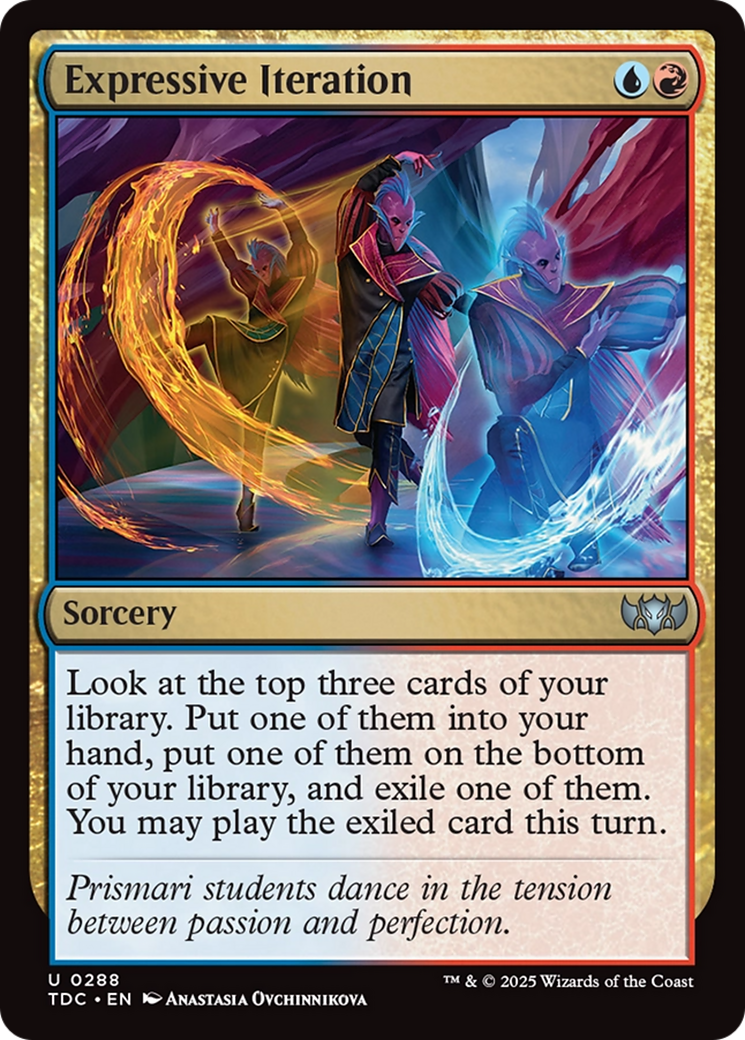 Expressive Iteration [Tarkir: Dragonstorm Commander] | Galactic Gamez