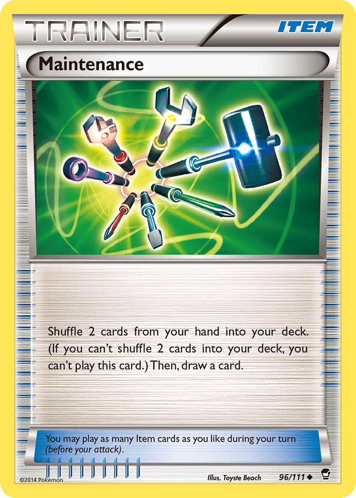 Maintenance (96/111) [XY: Furious Fists] | Galactic Gamez