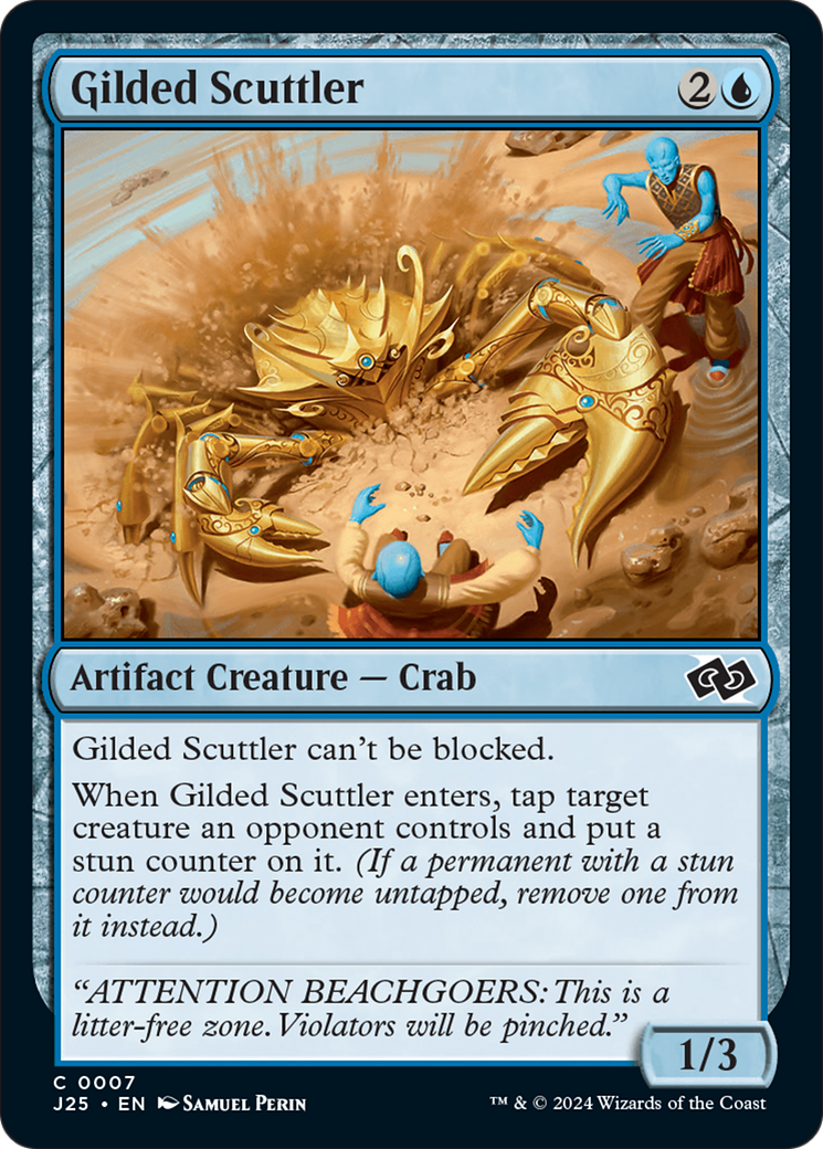 Gilded Scuttler [Foundations Jumpstart] | Galactic Gamez