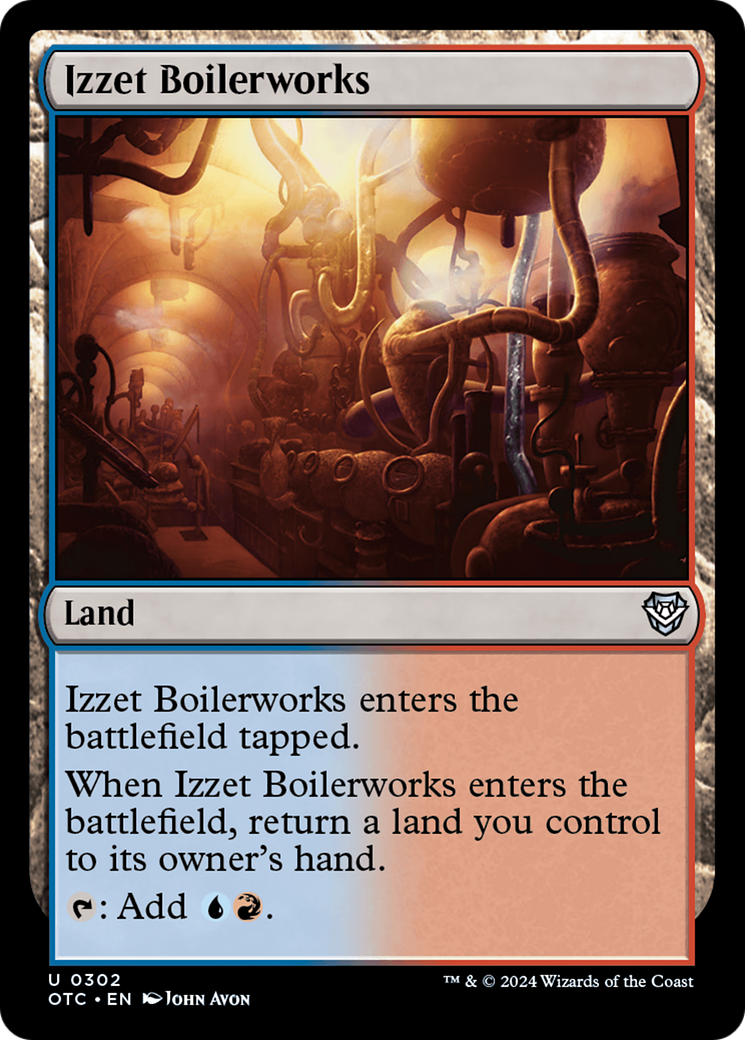 Izzet Boilerworks [Outlaws of Thunder Junction Commander] | Galactic Gamez