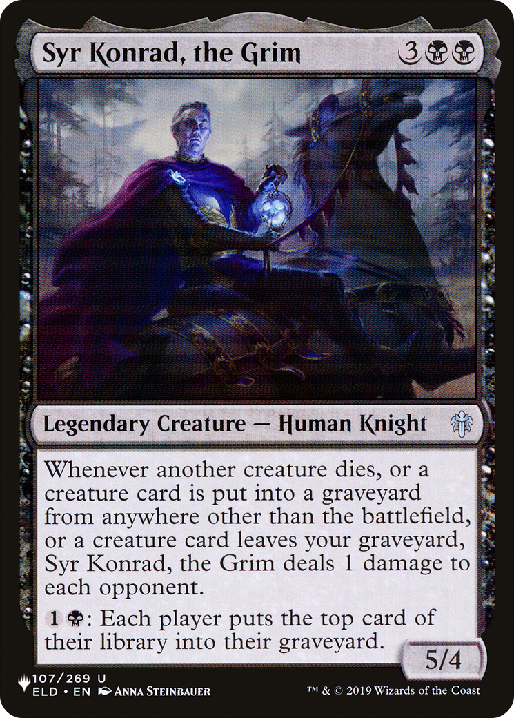 Syr Konrad, the Grim [The List] | Galactic Gamez