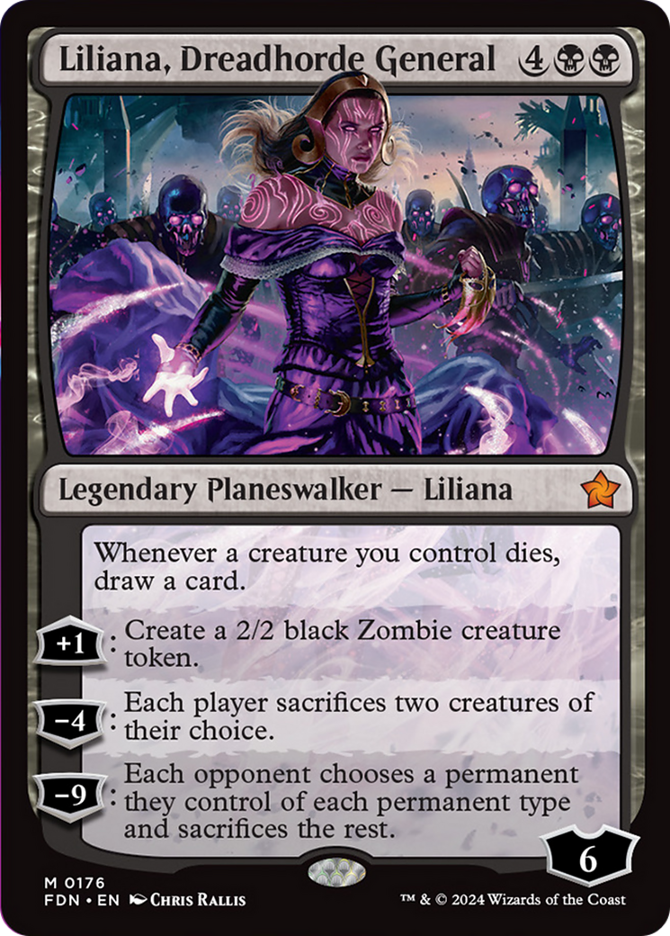 Liliana, Dreadhorde General [Foundations] | Galactic Gamez