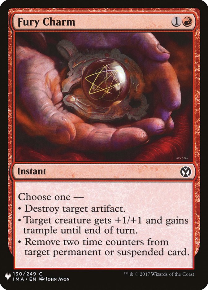 Fury Charm [Mystery Booster] | Galactic Gamez