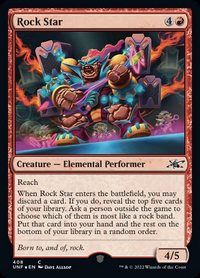 Rock Star (Galaxy Foil) [Unfinity] | Galactic Gamez