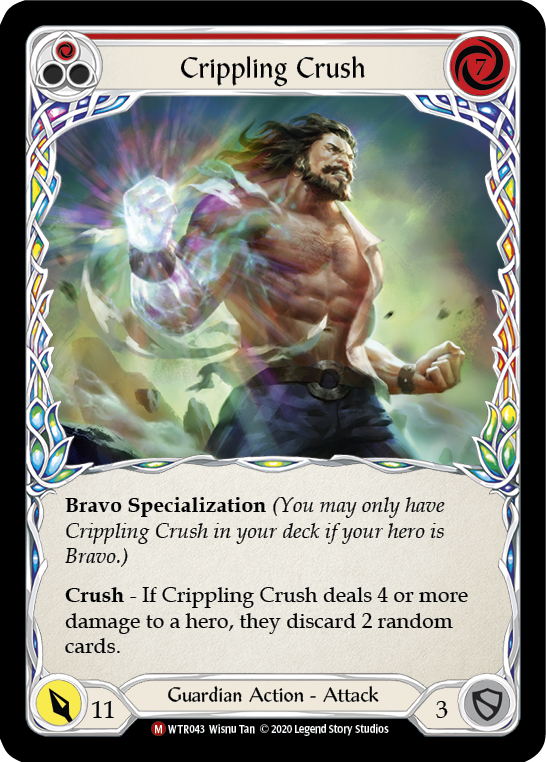 Crippling Crush [U-WTR043] (Welcome to Rathe Unlimited)  Unlimited Rainbow Foil | Galactic Gamez