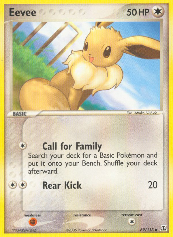Eevee (69/113) [EX: Delta Species] | Galactic Gamez