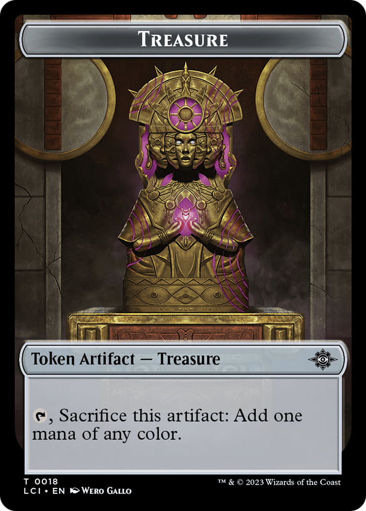 Treasure (0018) // Spirit Double-Sided Token [The Lost Caverns of Ixalan Tokens] | Galactic Gamez