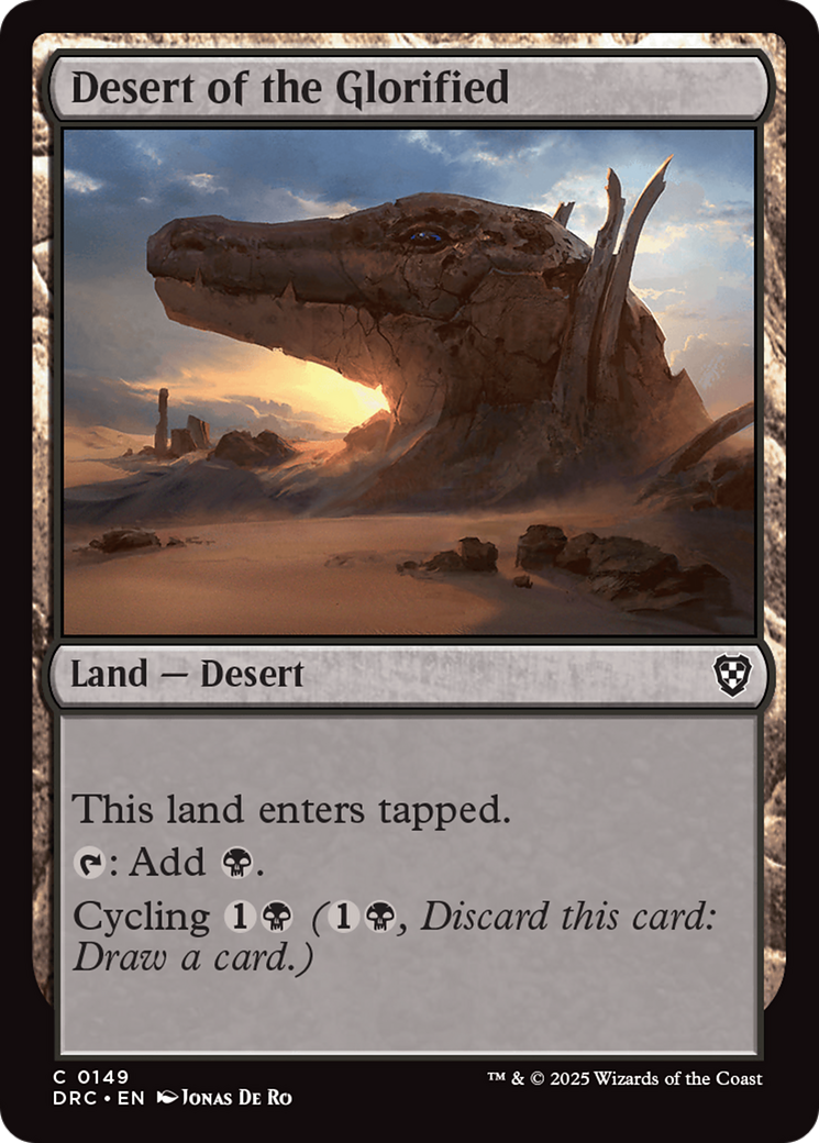 Desert of the Glorified [Aetherdrift Commander] | Galactic Gamez