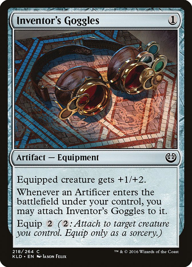 Inventor's Goggles [Kaladesh] | Galactic Gamez