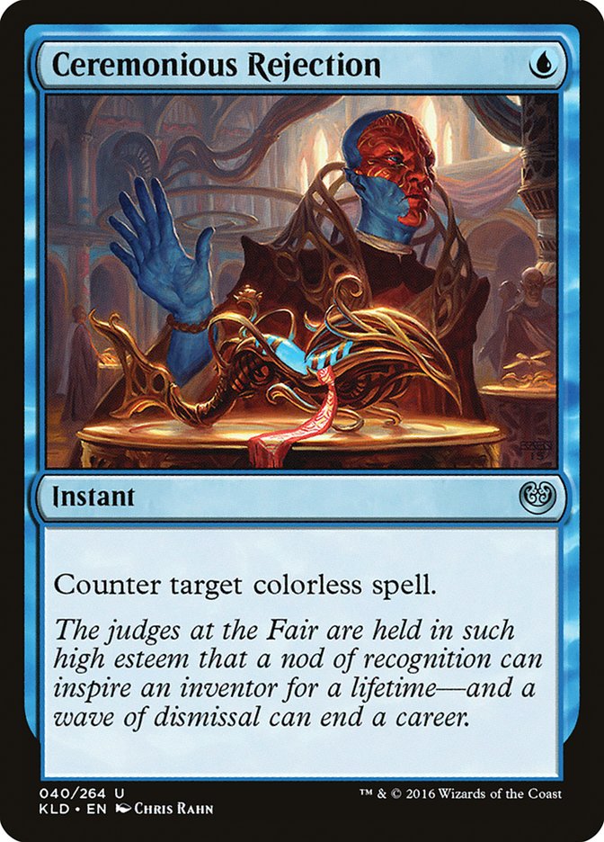 Ceremonious Rejection [Kaladesh] | Galactic Gamez