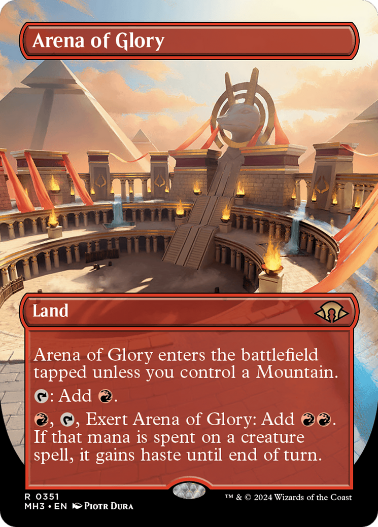 Arena of Glory (Borderless) [Modern Horizons 3] | Galactic Gamez