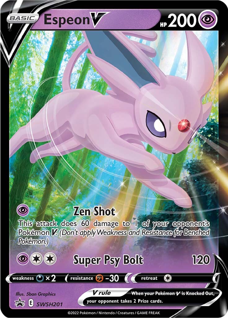 Espeon V (SWSH201) [Sword & Shield: Black Star Promos] | Galactic Gamez