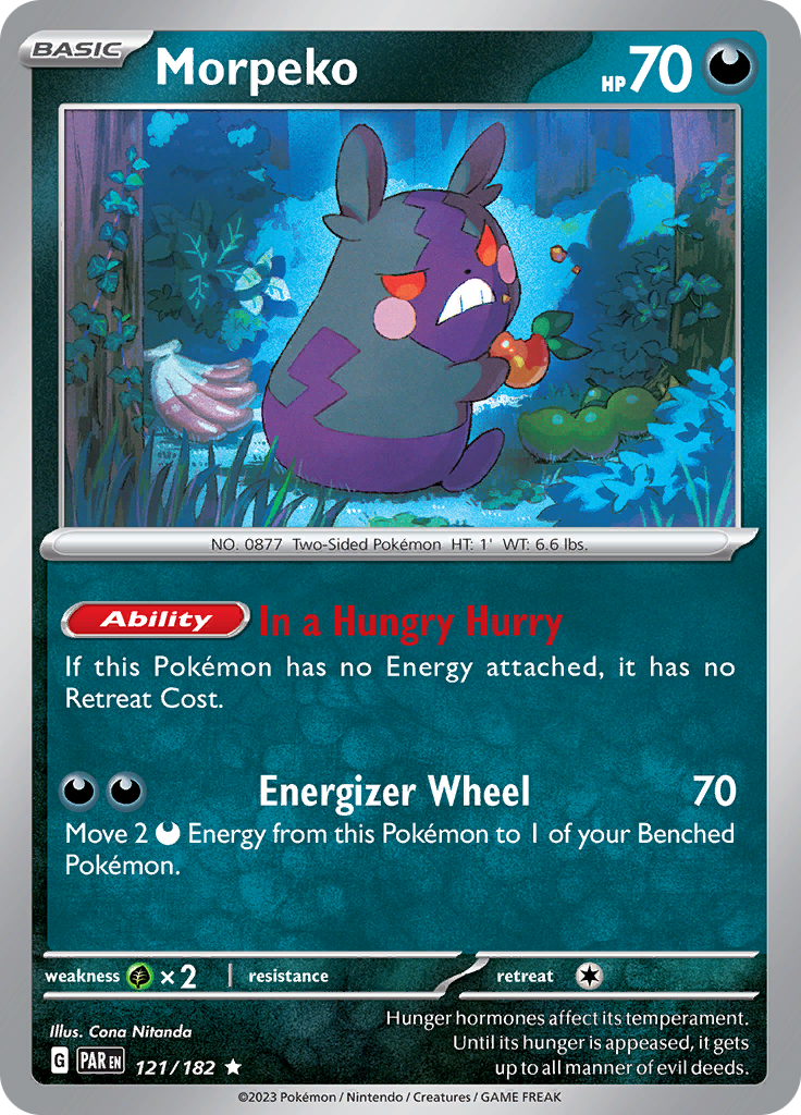 Morpeko (121/182) [Scarlet & Violet: Paradox Rift] | Galactic Gamez