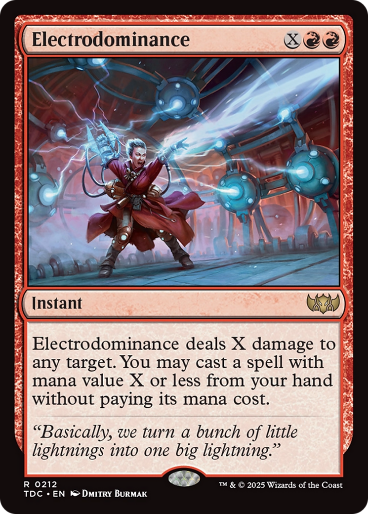 Electrodominance [Tarkir: Dragonstorm Commander] | Galactic Gamez