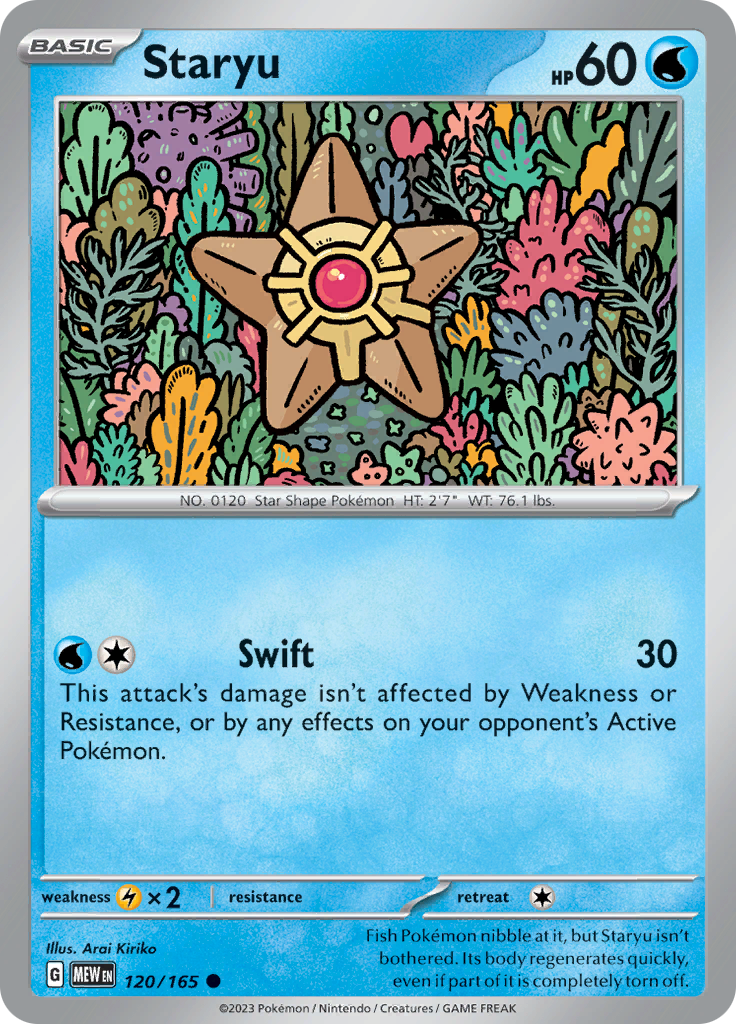 Staryu (120/165) [Scarlet & Violet: 151] | Galactic Gamez