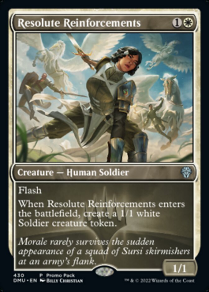 Resolute Reinforcements (Promo Pack) [Dominaria United Promos] | Galactic Gamez