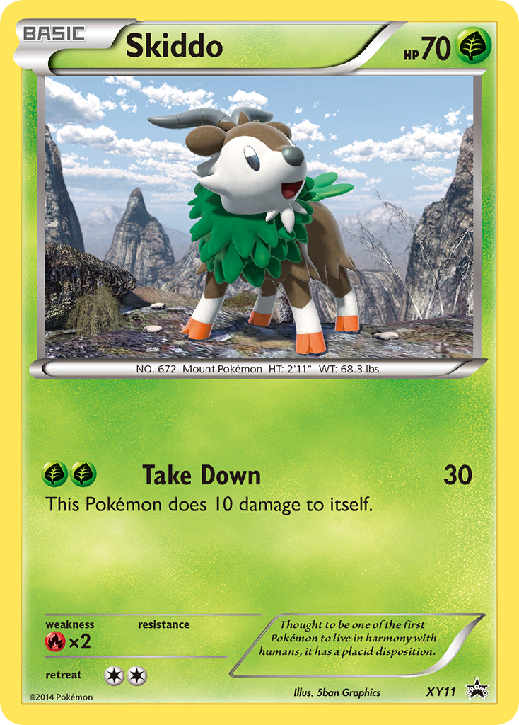 Skiddo (XY11) [XY: Black Star Promos] | Galactic Gamez