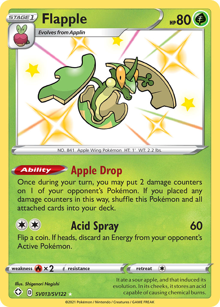 Flapple (SV013/SV122) [Sword & Shield: Shining Fates] | Galactic Gamez