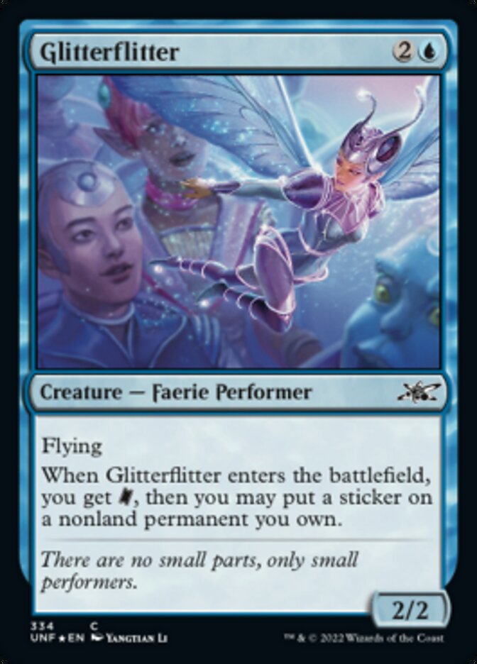 Glitterflitter (Galaxy Foil) [Unfinity] | Galactic Gamez