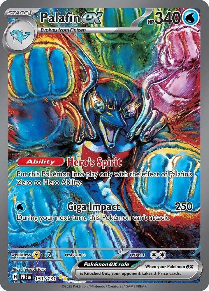 Palafin ex (151/131) [Scarlet & Violet: Prismatic Evolutions] | Galactic Gamez