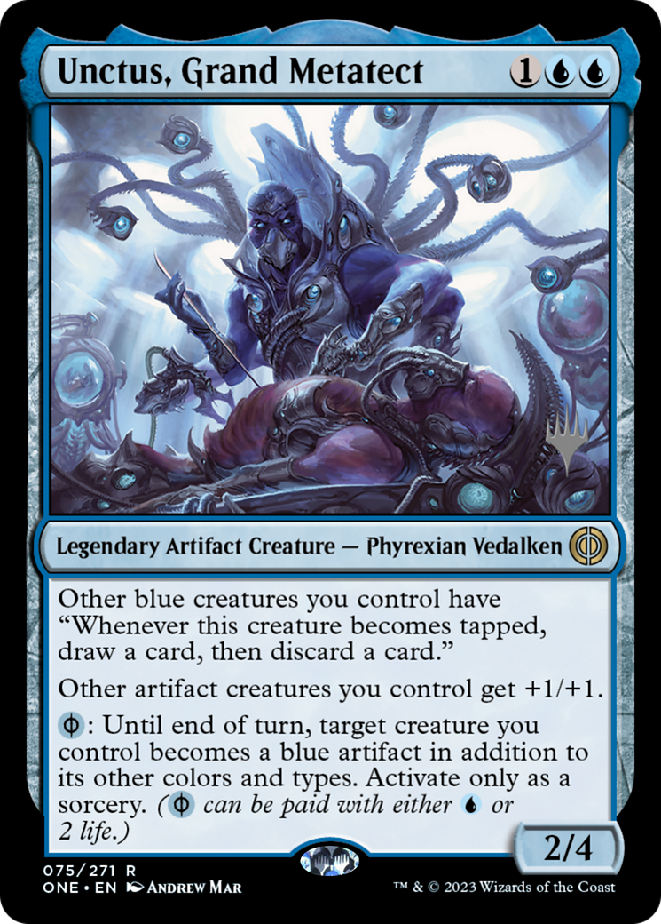 Unctus, Grand Metatect (Promo Pack) [Phyrexia: All Will Be One Promos] | Galactic Gamez