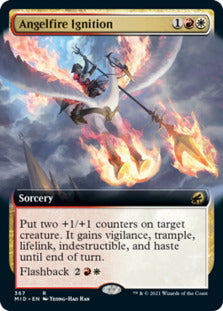 Angelfire Ignition (Extended Art) [Innistrad: Midnight Hunt] | Galactic Gamez