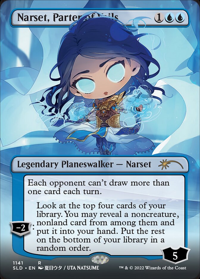 Narset, Parter of Veils (Borderless) [Secret Lair Drop Series] | Galactic Gamez