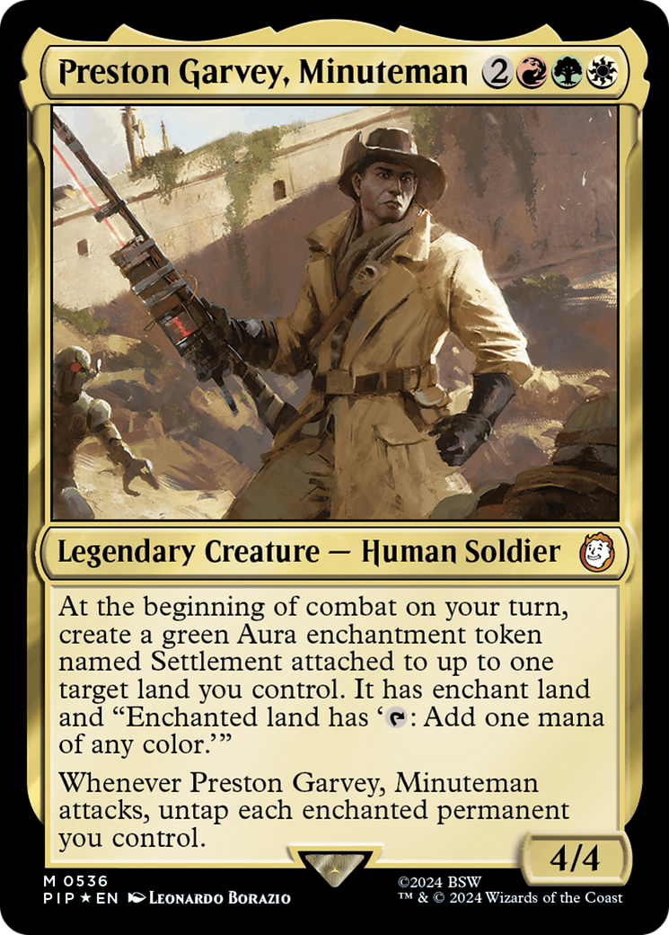Preston Garvey, Minuteman (Surge Foil) [Fallout] | Galactic Gamez