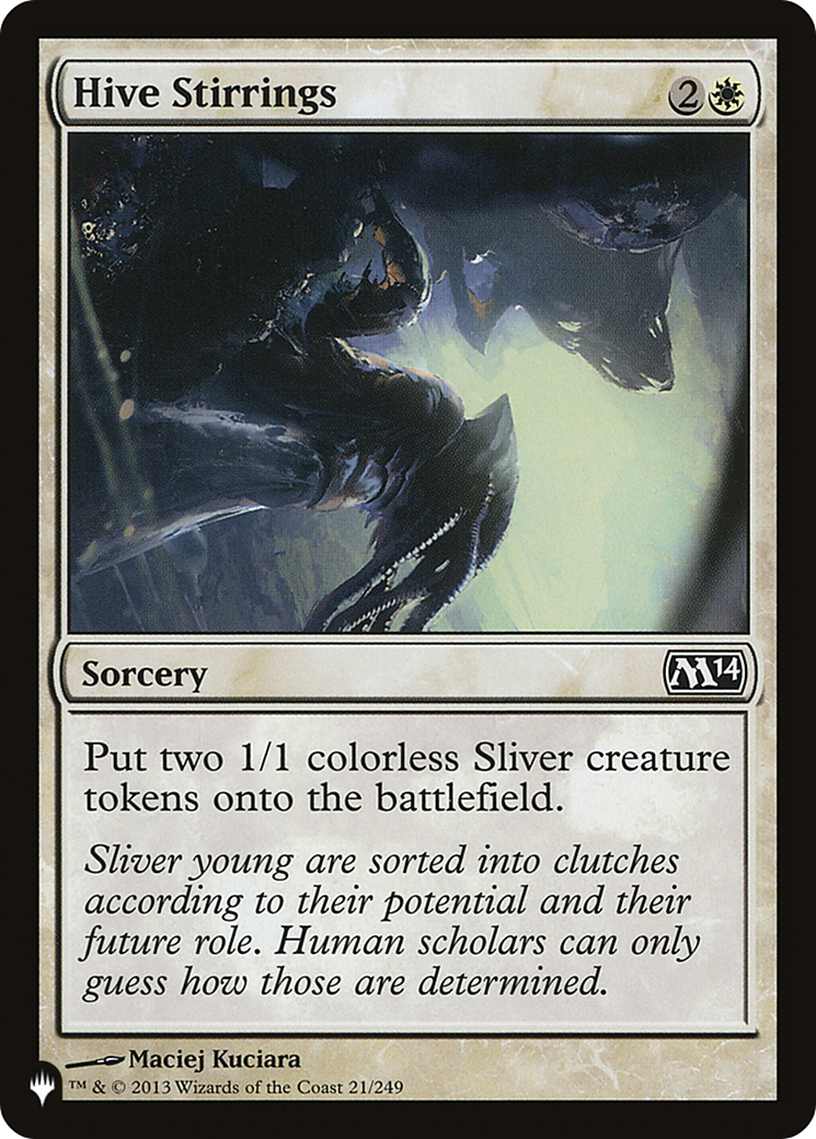 Hive Stirrings [The List] | Galactic Gamez