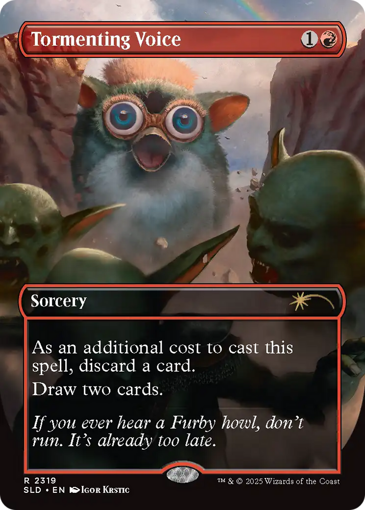 Tormenting Voice (Rainbow Foil) [Secret Lair Drop Series] | Galactic Gamez