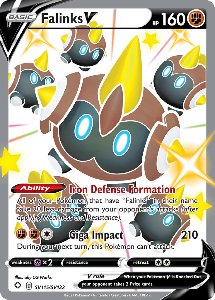Falinks V (SV115/SV122) [Sword & Shield: Shining Fates] | Galactic Gamez