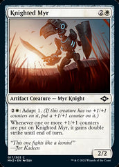 Knighted Myr [Modern Horizons 2] | Galactic Gamez