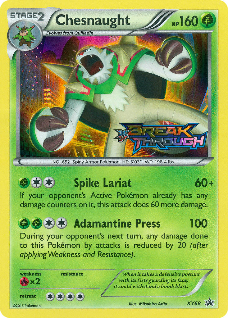 Chesnaught (XY68) [XY: Black Star Promos] | Galactic Gamez