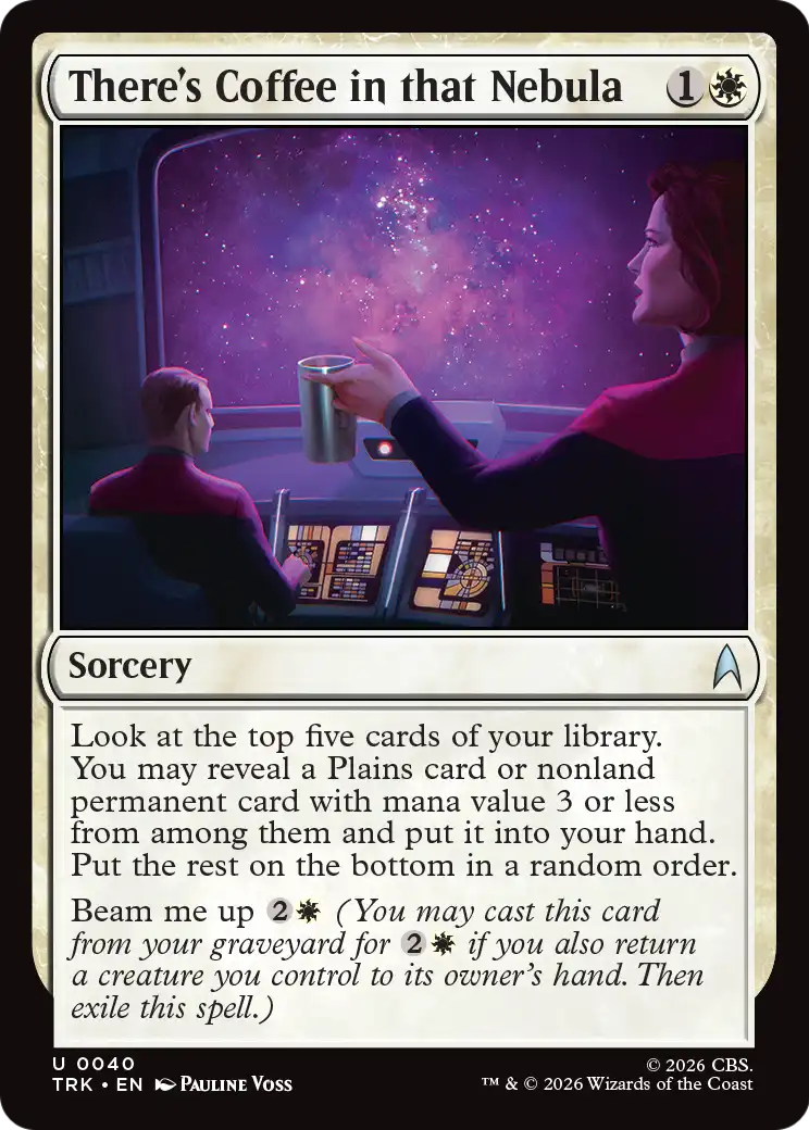 There's Coffee in that Nebula [Star Trek] | Galactic Gamez