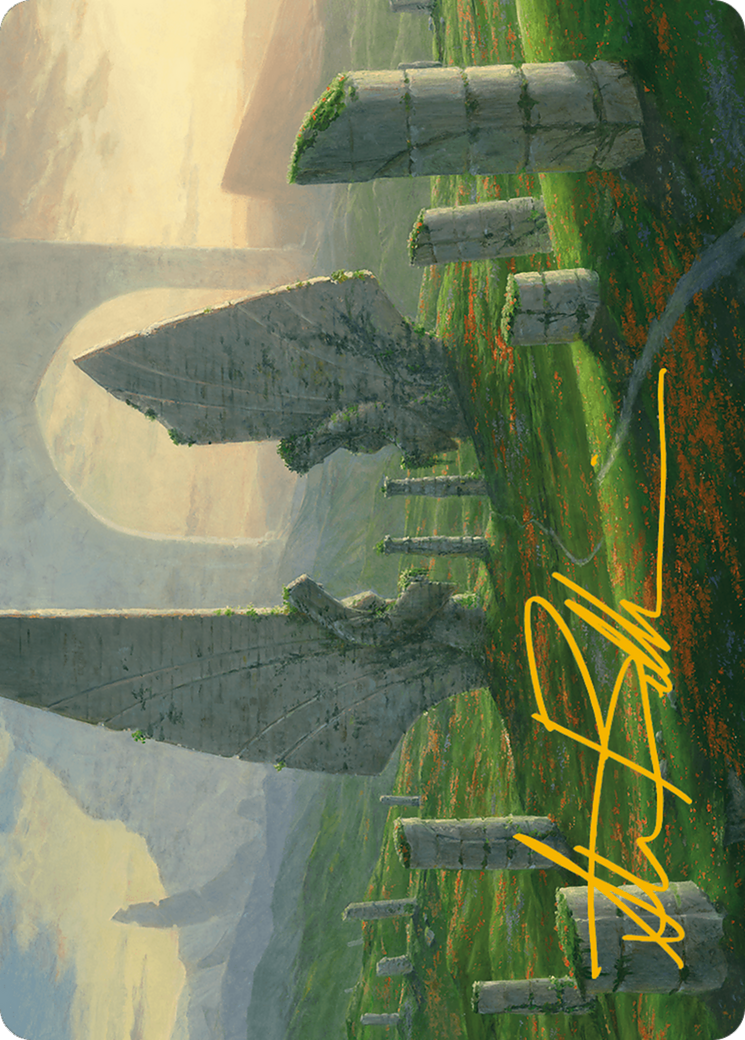 Monumental Henge Art Card (Gold-Stamped Signature) [Modern Horizons 3 Art Series] | Galactic Gamez