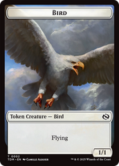 Thopter // Bird Double-Sided Token [Tarkir: Dragonstorm Commander Tokens] | Galactic Gamez
