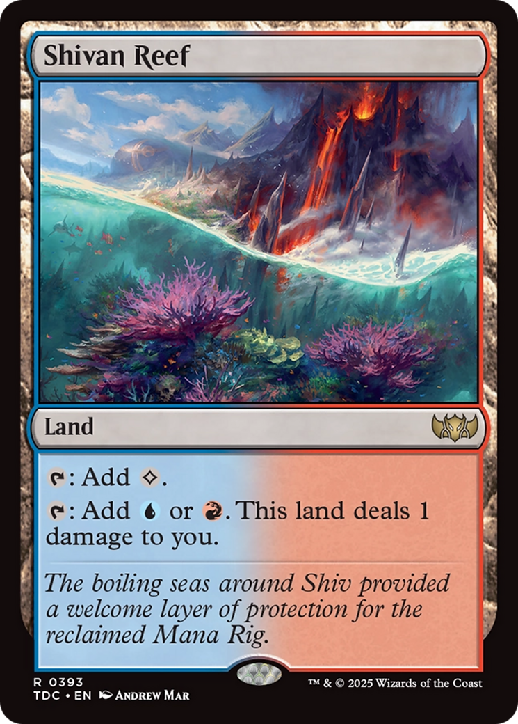 Shivan Reef [Tarkir: Dragonstorm Commander] | Galactic Gamez