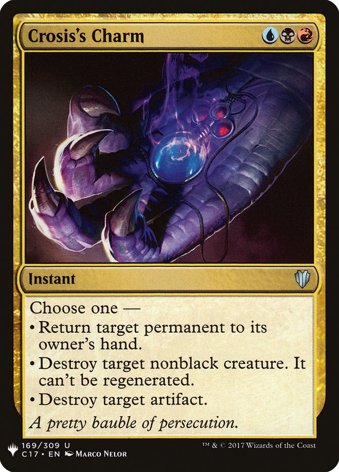 Crosis's Charm [Mystery Booster] | Galactic Gamez