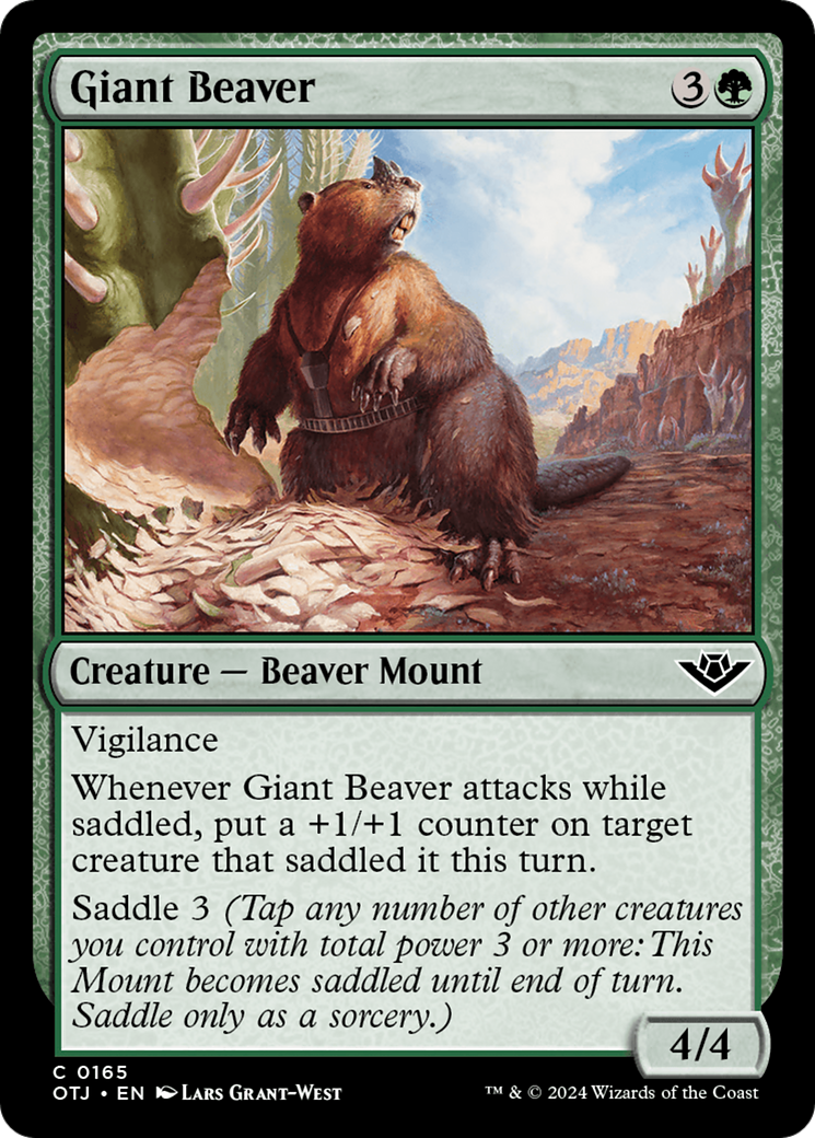 Giant Beaver [Outlaws of Thunder Junction] | Galactic Gamez