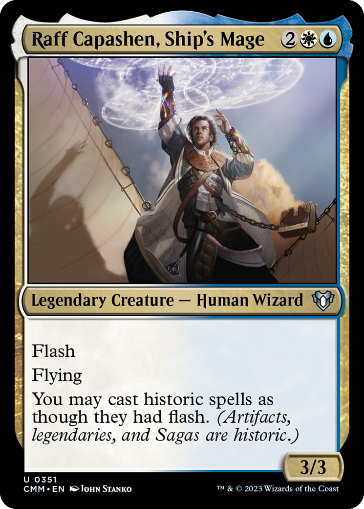 Raff Capashen, Ship's Mage [Commander Masters] | Galactic Gamez