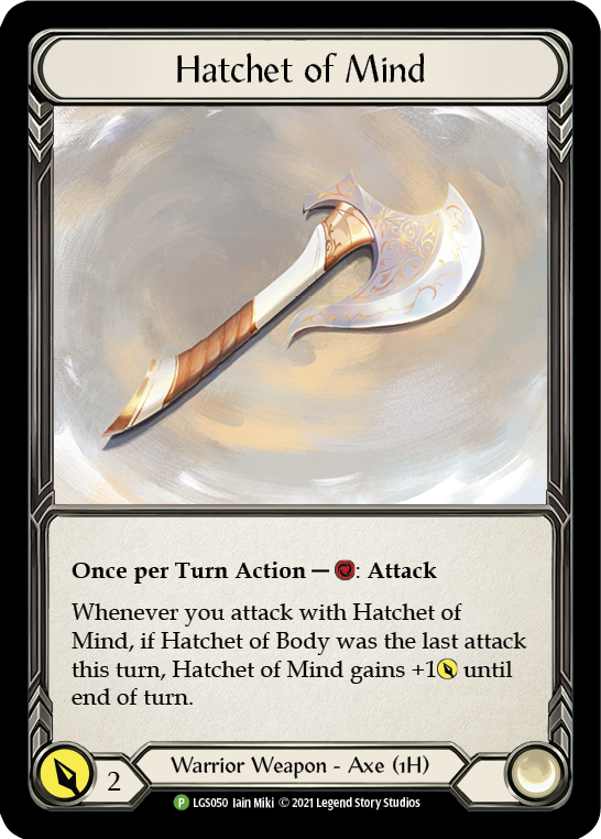 Hatchet of Mind [LGS050] (Promo)  Cold Foil | Galactic Gamez