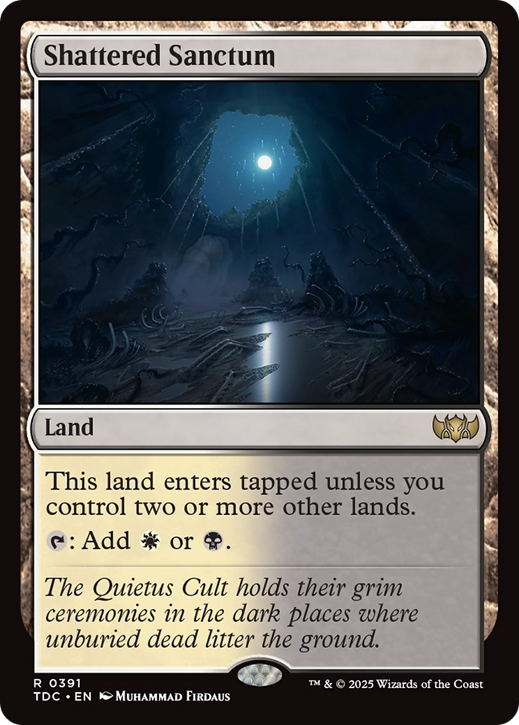 Shattered Sanctum [Tarkir: Dragonstorm Commander] | Galactic Gamez