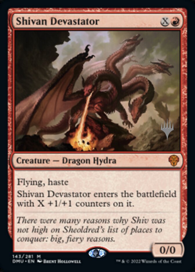 Shivan Devastator (Promo Pack) [Dominaria United Promos] | Galactic Gamez