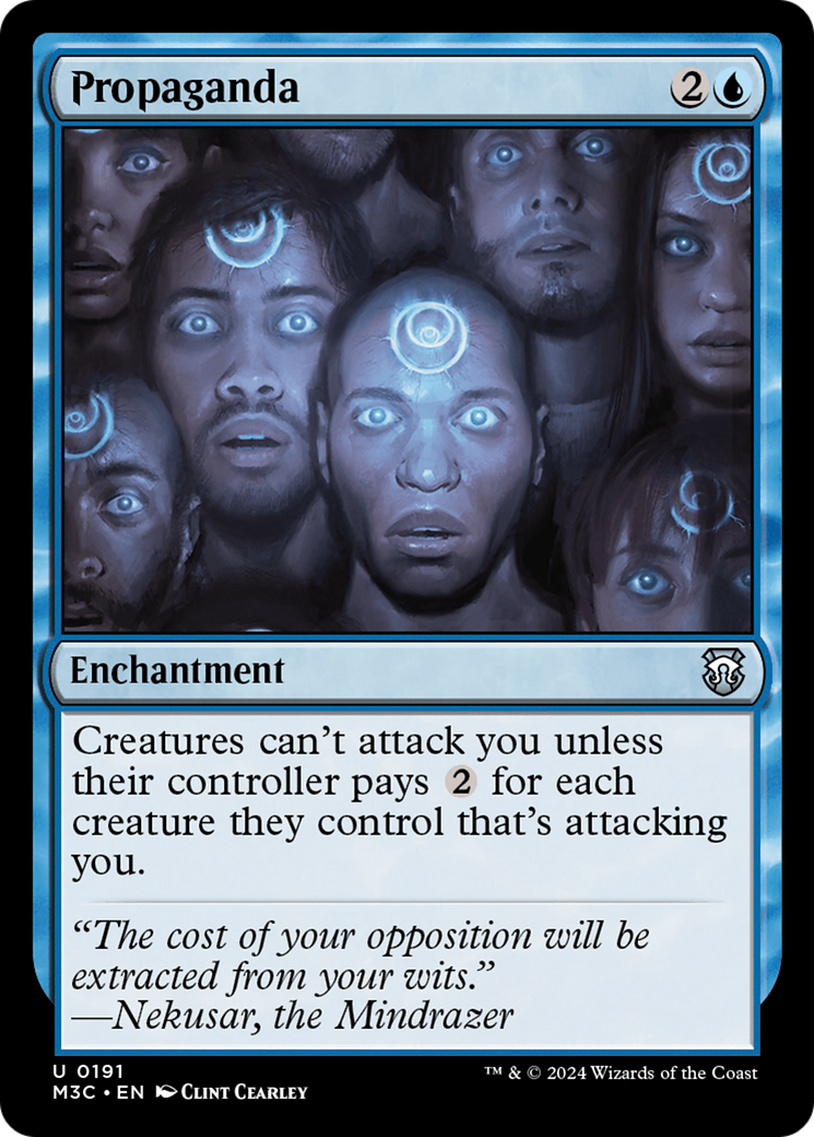 Propaganda (Ripple Foil) [Modern Horizons 3 Commander] | Galactic Gamez
