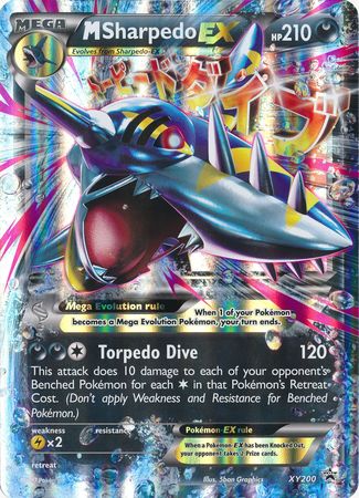 M Sharpedo EX (XY200) (Jumbo Card) [XY: Black Star Promos] | Galactic Gamez