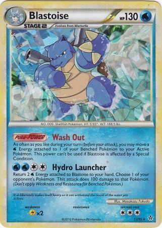 Blastoise (13/95) (Cracked Ice Holo) [HeartGold & SoulSilver: Unleashed] | Galactic Gamez