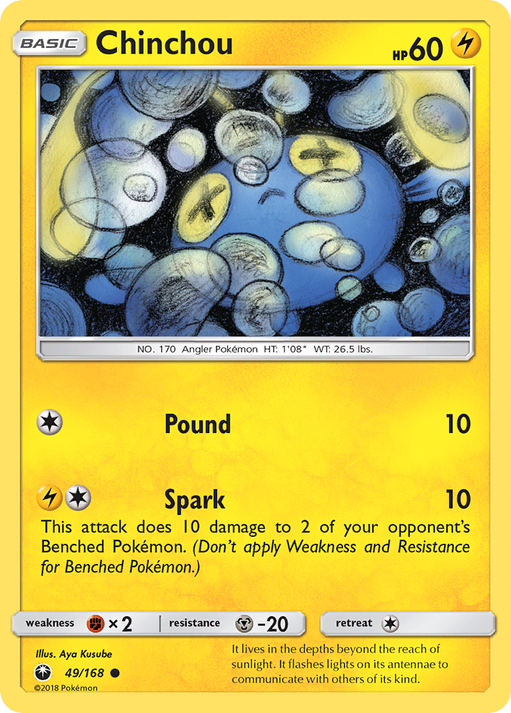 Chinchou (49/168) [Sun & Moon: Celestial Storm] | Galactic Gamez
