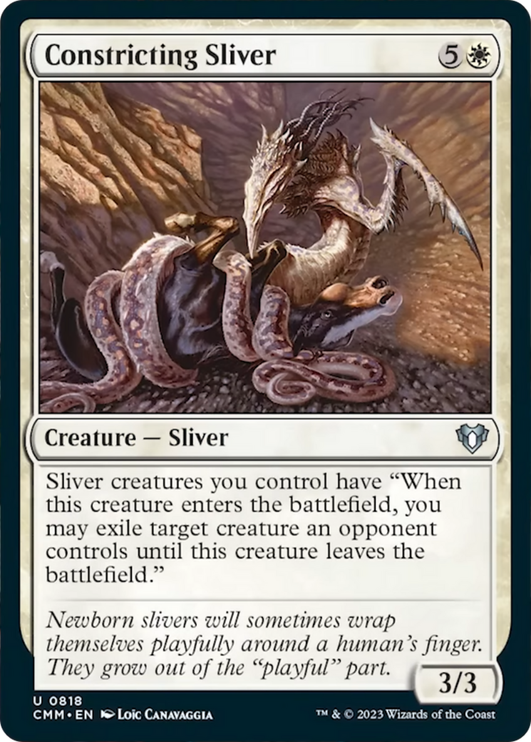 Constricting Sliver [Commander Masters] | Galactic Gamez